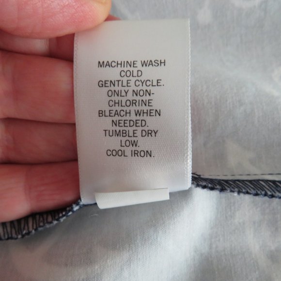 Banana Republic Sea Anchor Rope Symbols Women’s Blue Skirt Size 12 - Picture 6 of 11